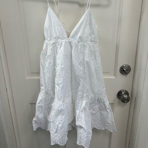 White Eyelet Zara Dress